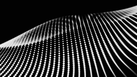 Abstract animation in wave motion Видео 165175333