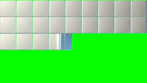 Abstract animation of white cubes. Stock Footage 260105854