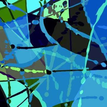 Abstract antique graffiti background Illustrazione stock