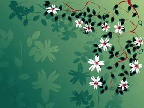 Abstract apple tree Stock Illustration