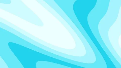 Abstract aqua and light blue flowing shapes forming a smooth wave pattern acr Stockillustratie