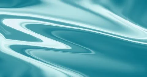 Abstract Aqua Blue Liquid Wave Background Stock Illustration