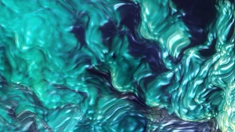 Abstract Aqua Glass Wave Pattern 4K Loop Stock Footage 320317578