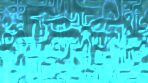Abstract aqua pattern with fluid texture. 2d animation 库存影片 341801579