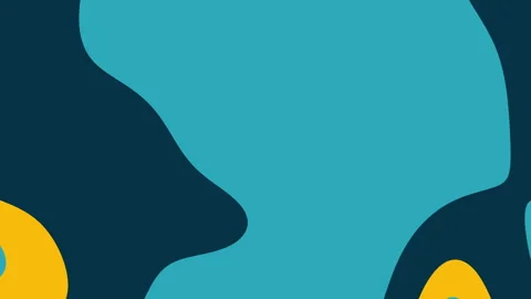 Abstract aquatic bird pattern with stylized water and vibrant color palette Stock Footage 312986220