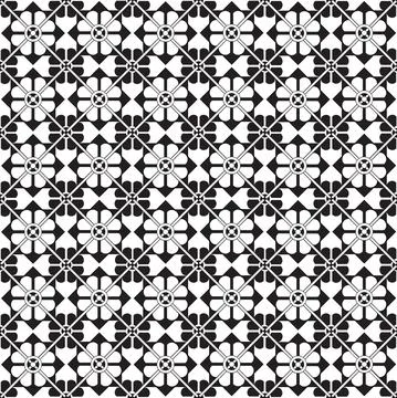 Abstract arabesque seamless pattern. Artistic floral ornament. 스톡 일러스트