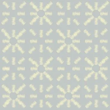 Abstract arabesque seamless pattern. Artistic ripple line texture Stock Illustration