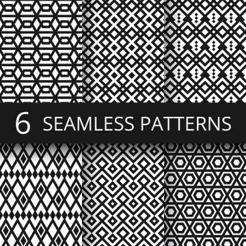 Abstract arabic geometric vector seamless patterns. Arab architecture islamic Stock Illustration