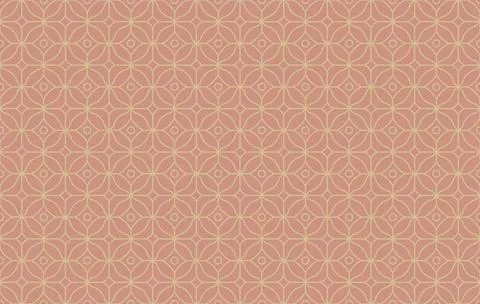 Abstract arabic mosaic geometric pattern with crossing thin lines. Ornate Illustrazione stock