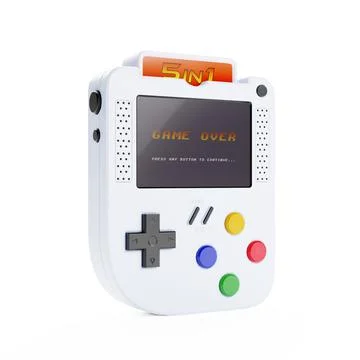 Abstract Arcade Old School Joypad, Gamepad or Game Console. 3d Rendering Stock Illustration