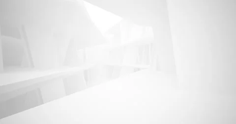 Abstract architectural background from an array of smoothed white shapes Stock Footage 130906799