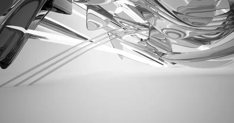 Abstract architectural background from an array of smoothed black shapes  Stock Footage 135000226