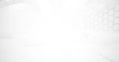 Abstract architectural background. Flying on a white minimalistic interior. Stock-Footage 142137063