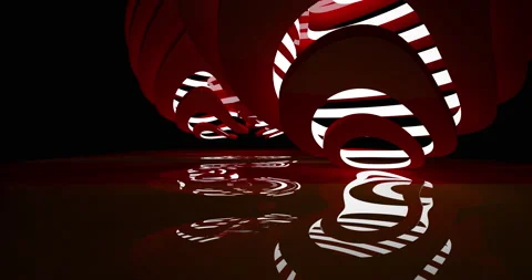 Abstract architectural background. Flying on a white minimalistic interior. Stock Footage 144771322