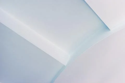 Abstract architectural background, white interior design elements Foto stock