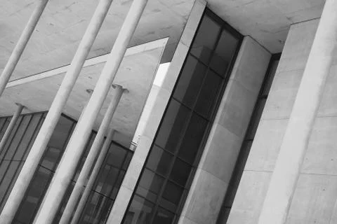 Abstract architectural columns Stock Photos