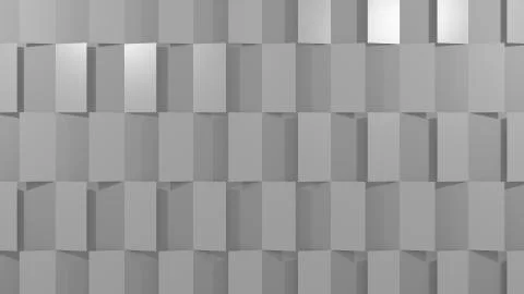 Abstract architectural pattern. 3d - Rendring Stock Illustration