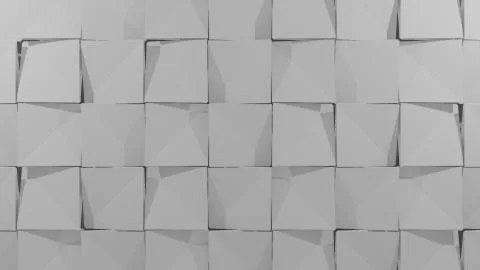 Abstract architectural pattern. 3d - Rendring Stock Illustration