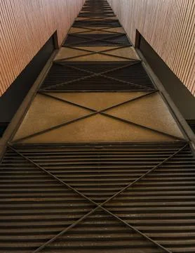 Abstract Architectural Perspective with Geometric Patterns and Symmetry Stock Photos