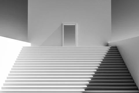 Abstract architectural structure Stock Illustration