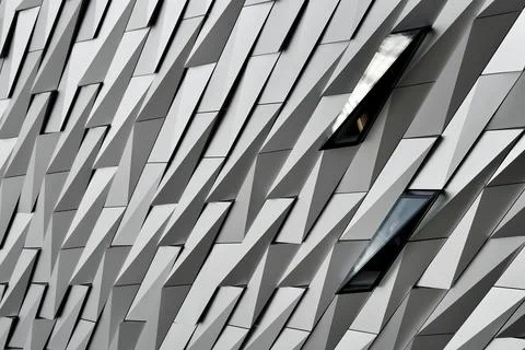 Abstract architectural texture background, white design Stock Photos