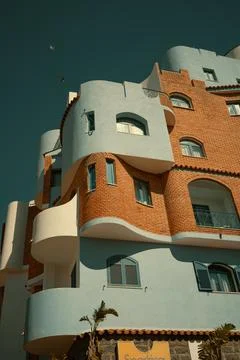 Abstract architectural view of a curve Stock Photos