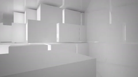 Abstract Architecture.  3D rendering. animation Video stock 54423954