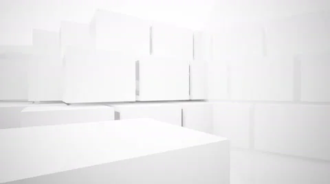 Abstract Architecture.  3D rendering Stock Footage 54191417