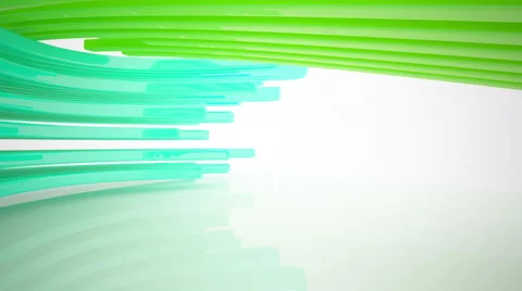 Abstract Architecture. 3D rendering. Video stock 61848422