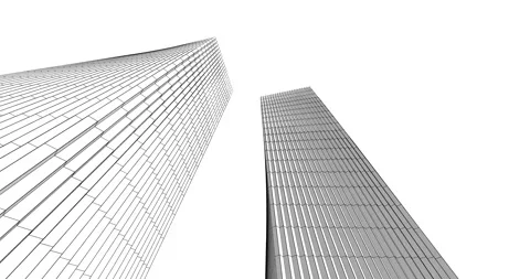 Abstract architecture 3d rendering Stock Footage 204709497