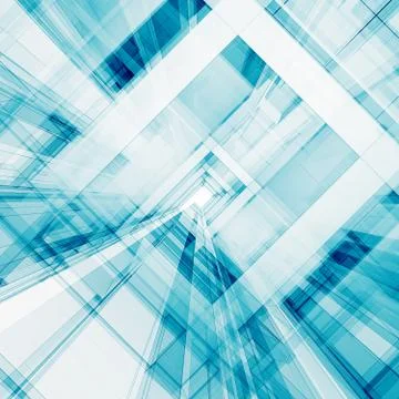 Abstract architecture 3d rendering Stock-Fotos