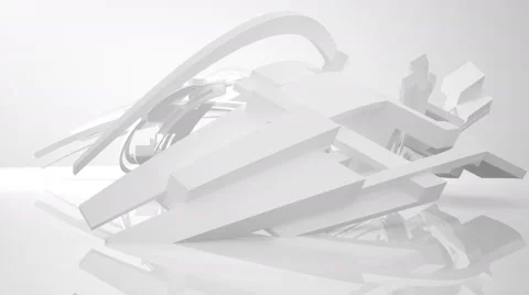 Abstract Architecture. 4K Stock Footage 46248058