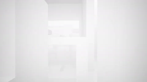 Abstract architecture background. 3D animation. 3D rendering Video stock 62261910