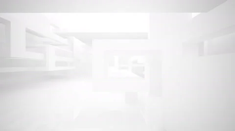 Abstract architecture background. 3D animation. 3D rendering Video stock 62261914