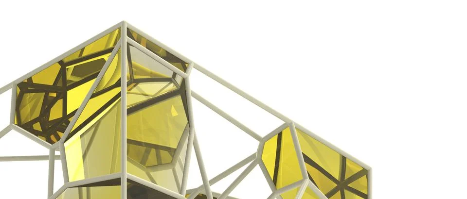 Abstract Architecture background. Building structure innovation and sustainable 스톡 일러스트