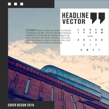 Abstract architecture background design for printing products Stock Illustration