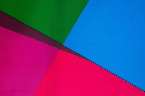 Abstract architecture background. Geometric colored architecture elements wit Stock Photos