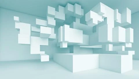 Abstract architecture background Stock Illustration