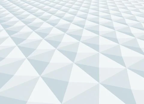 Abstract architecture background. White square pyramidal cellular surface Stock Illustration