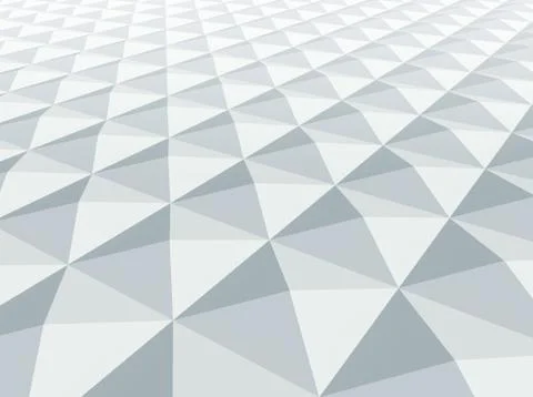 Abstract architecture background. White square pyramidal cellular surface Stock Illustration