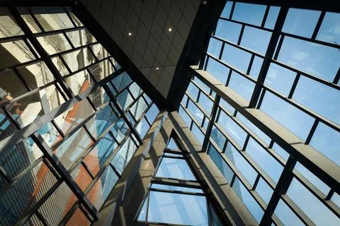 Abstract architecture of the building Stock Photos