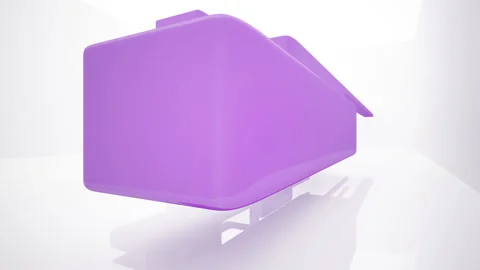 Abstract Architecture. Concept of colored organic architecture.  Stock Footage 87200251