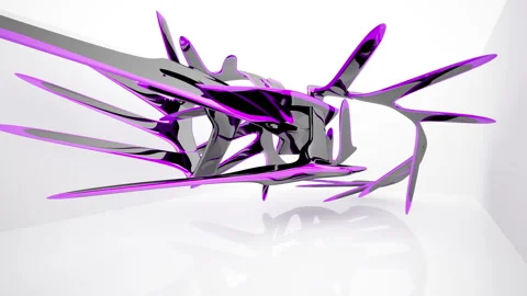 Abstract Architecture. Concept of colored organic architecture. Stock Footage 90223318