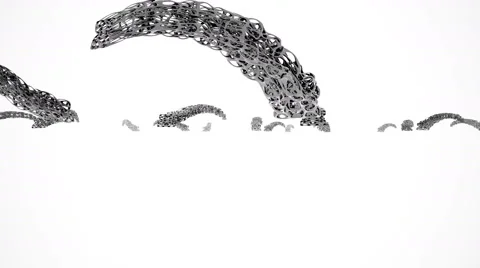 Abstract Architecture. Concept of organic architecture. Video stock 46466293