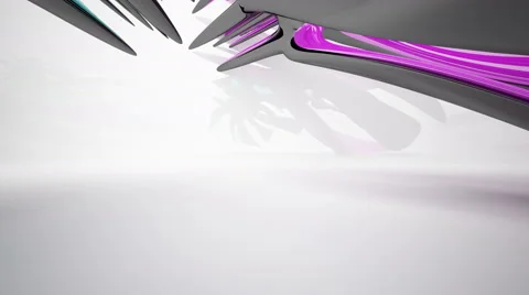 Abstract Architecture. Concept of organic architecture 動画素材 64929798