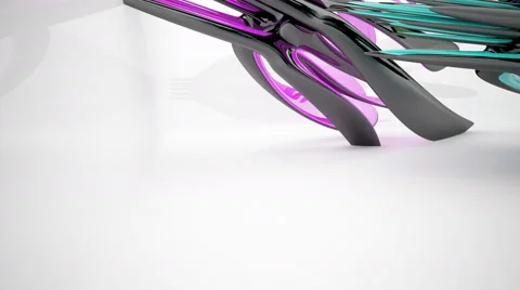 Abstract Architecture. Concept of organic architecture 動画素材 64983138