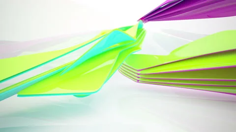 Abstract Architecture. Concept of organic architecture. Stock Footage 66748252