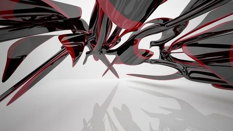 Abstract Architecture. Concept of organic architecture. Stock Footage 75853201