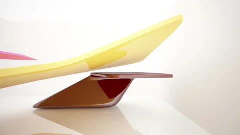 Abstract Architecture. Concept of organic architecture. Vídeo Stock 85735910