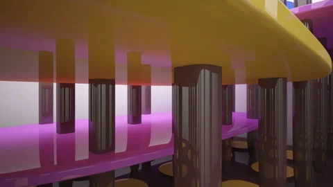 Abstract Architecture. Concept of organic architecture. Stock Footage 87170048